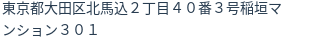住所(登記所在地)