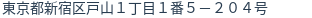 住所(登記所在地)