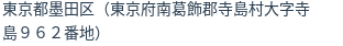 住所（登記所在地）