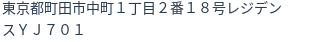 住所(登記所在地)