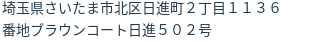住所(登記所在地)