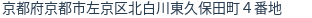 住所(登記所在地)
