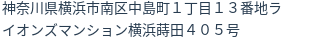 住所(登記所在地)