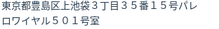 住所(登記所在地)