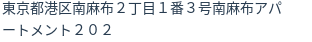 住所（登記所在地）