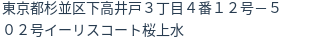 住所(登記所在地)