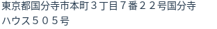 住所(登記所在地)
