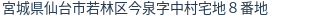 住所（登記所在地）