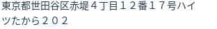住所（登記所在地）