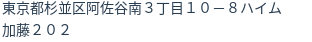 住所(登記所在地)