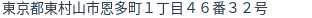 住所(登記所在地)