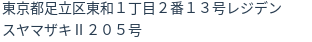 住所(登記所在地)