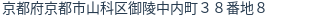 住所（登記所在地）