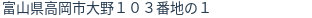 住所（登記所在地）