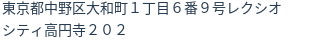 住所(登記所在地)