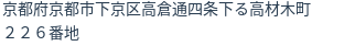 住所(登記所在地)