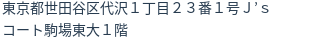 住所(登記所在地)