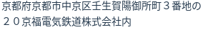 住所(登記所在地)