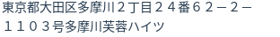 住所(登記所在地)