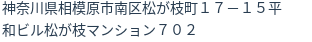 住所（登記所在地）