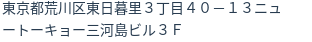 住所(登記所在地)