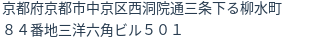 住所(登記所在地)