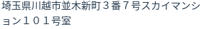 住所（登記所在地）