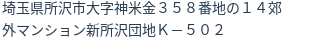 住所(登記所在地)