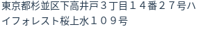 住所（登記所在地）