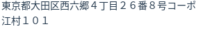 住所(登記所在地)