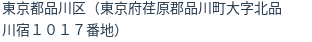 住所（登記所在地）