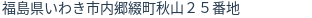 住所(登記所在地)