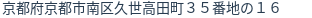 住所(登記所在地)