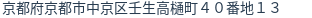 住所（登記所在地）