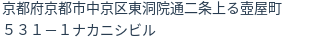 住所(登記所在地)