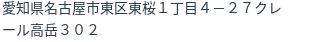 住所（登記所在地）