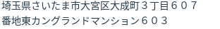 住所(登記所在地)