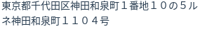 住所(登記所在地)