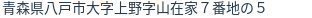 住所(登記所在地)