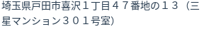 住所（登記所在地）