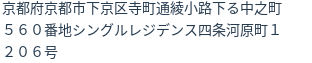 住所(登記所在地)
