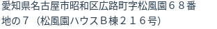 住所(登記所在地)