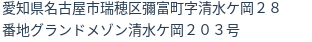 住所(登記所在地)