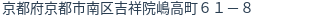 住所(登記所在地)