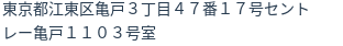 住所(登記所在地)