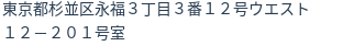 住所(登記所在地)