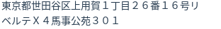 住所(登記所在地)