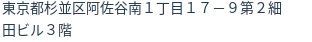 住所（登記所在地）