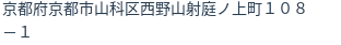 住所（登記所在地）
