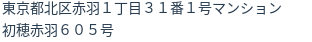 住所（登記所在地）